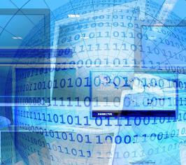 Computer Blue Banner